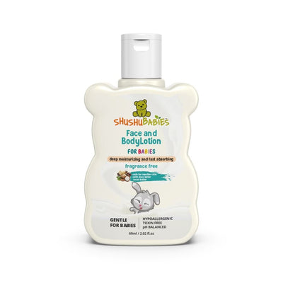 Fragrance Free Face and Body Lotion For Babies-60ml - Suspire