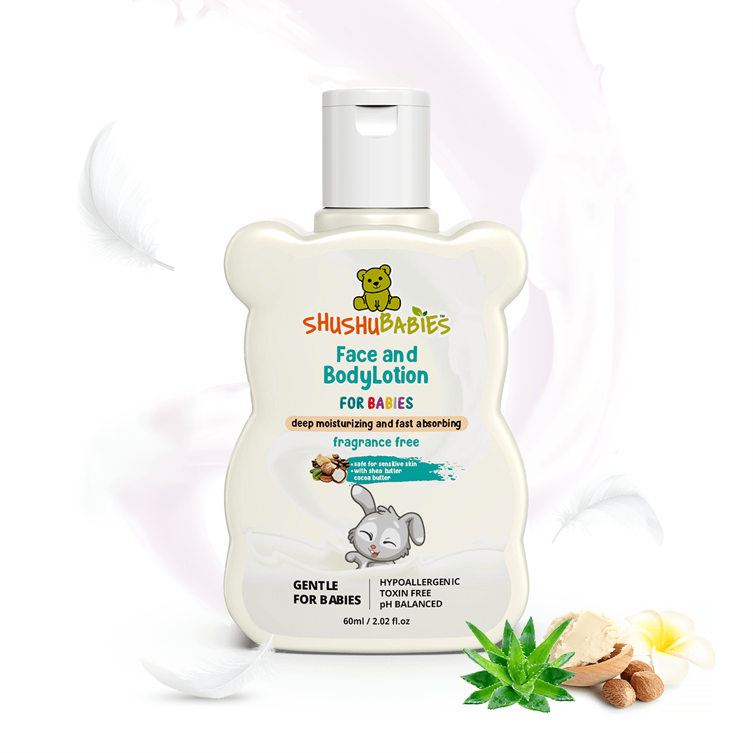 Fragrance Free Face and Body Lotion For Babies-60ml - Suspire