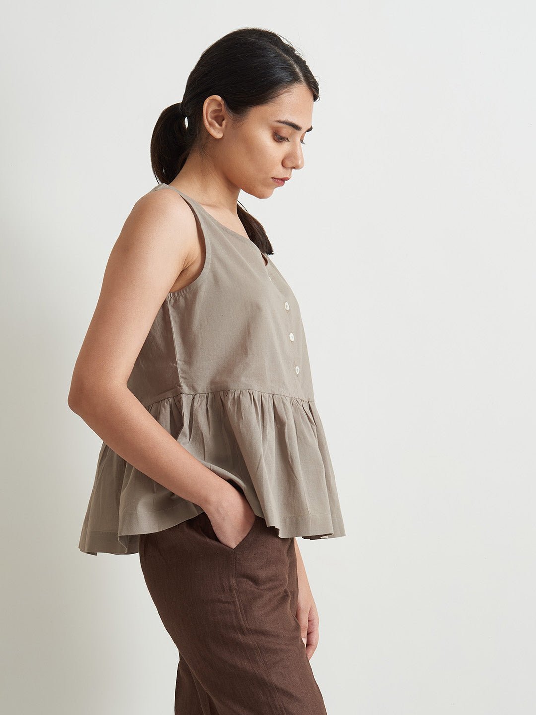 Freestyle peplum top - Suspire