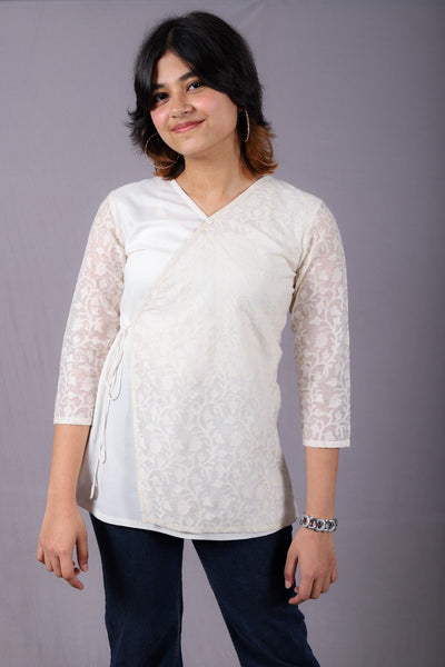 FSC and Jacquard Angrakha Top - Suspire