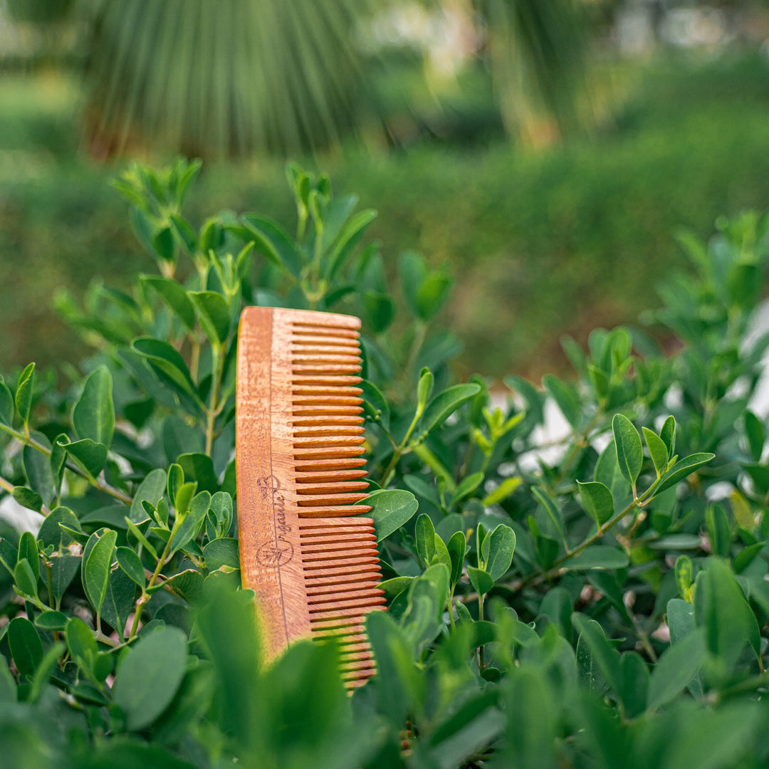 Full Neem Comb - Narrow and Wide - for Styling and Detangling - Suspire