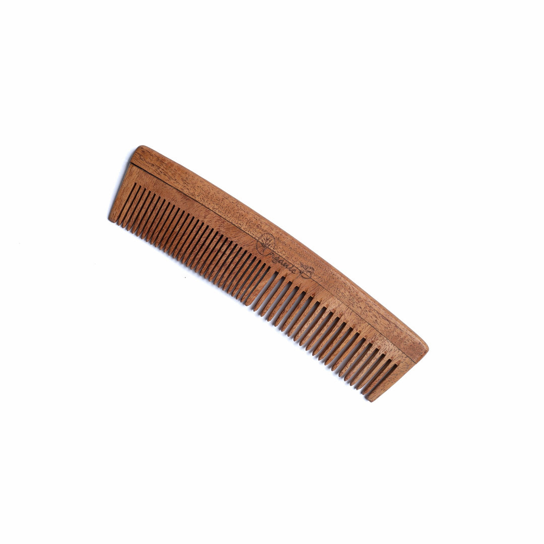 Full Neem Comb - Narrow and Wide - for Styling and Detangling - Suspire