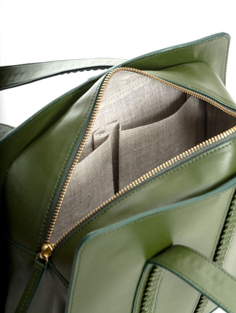 Gaia - green handbag