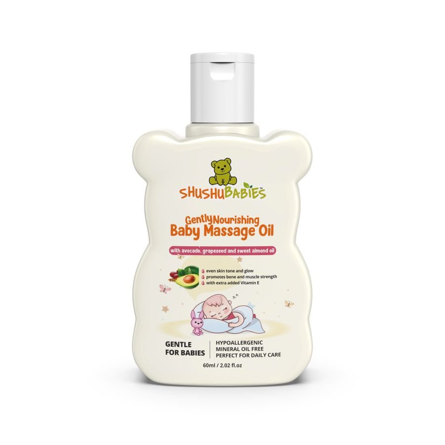 Gently Nourishing Baby Massage Oil -60ml - Suspire