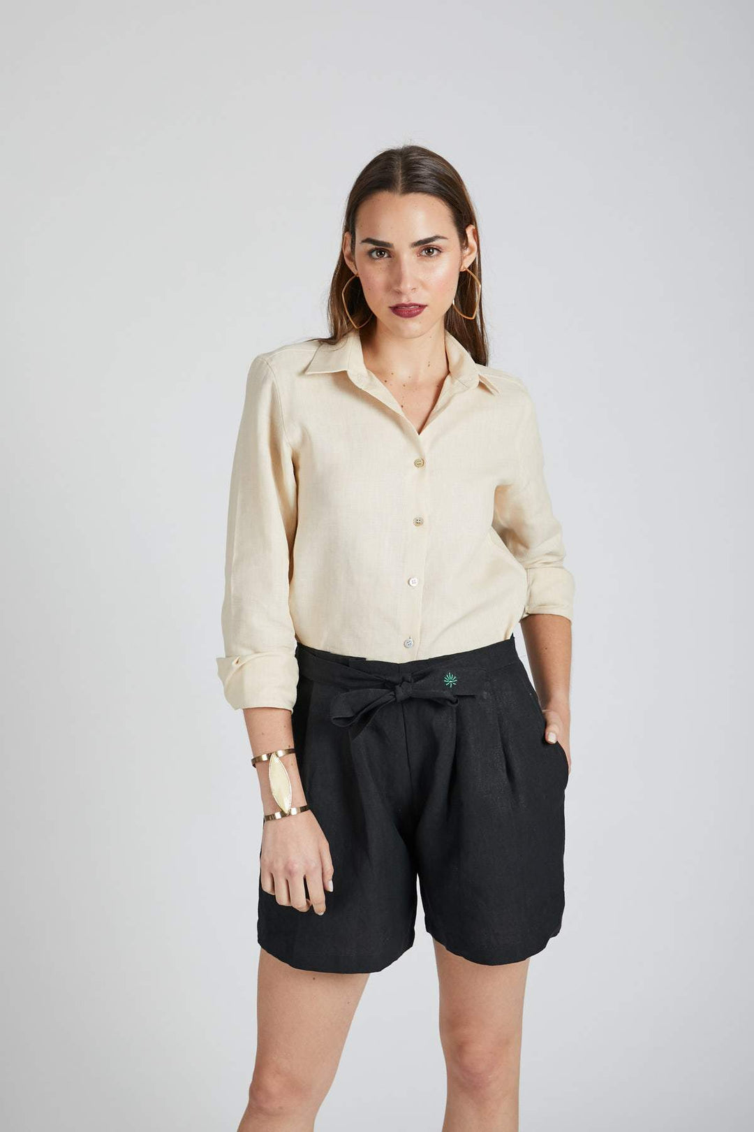 Gleam Tie Up Shorts - Suspire