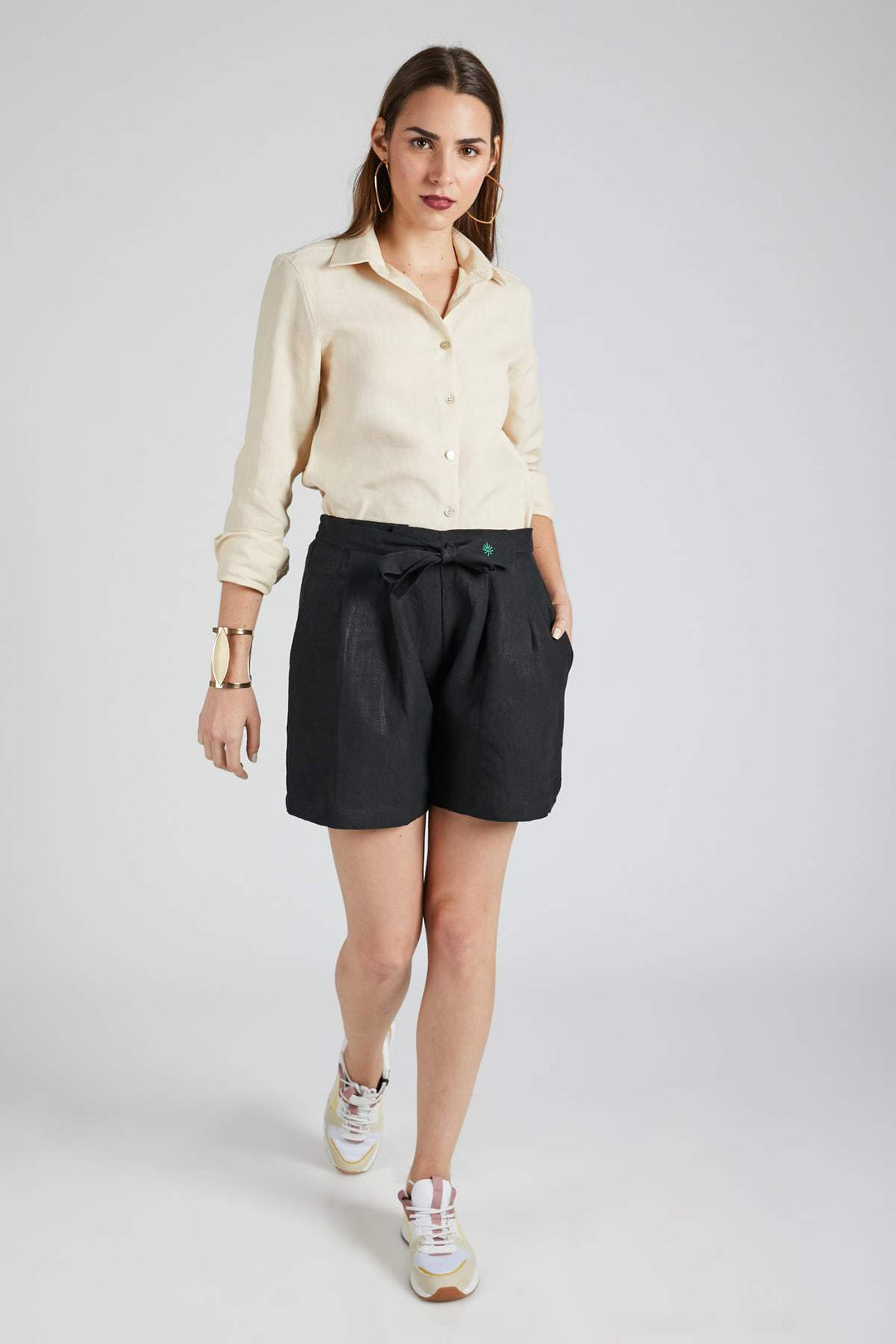 Gleam Tie Up Shorts - Suspire