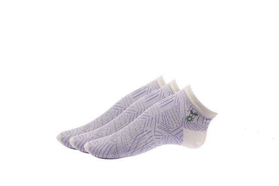 Griped low cut striped socks - 3 Pairs - Suspire