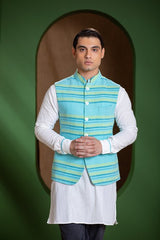 Earthpiece Handwoven Stripe Men's Bundi