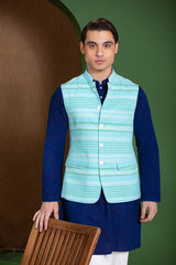 Earthpiece Handwoven Stripe Men's Bundi