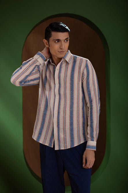 Handwoven Stripe Men&