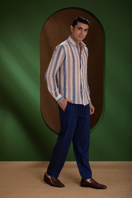 Handwoven Stripe Men&