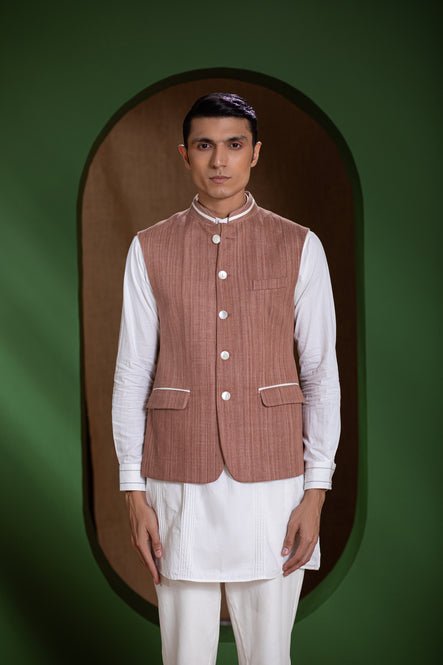Earthpiece Handwoven Twill Men's Bundi
