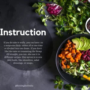 Healing Leaf Hemp oil (Internal) - Human