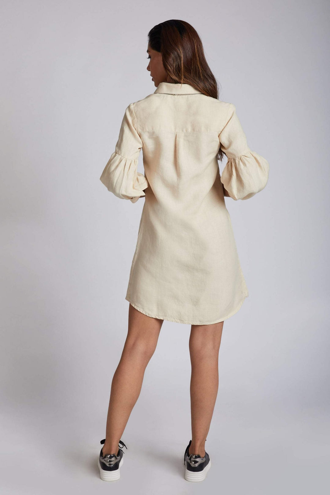 Horizon Lego-mutton Shirt Dress - Suspire