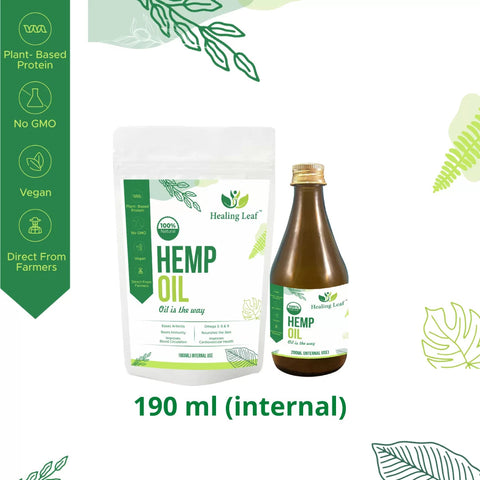 Healing Leaf Hemp oil (Internal) - Human