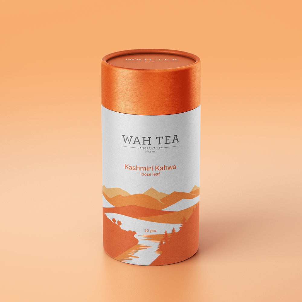 Kashmiri Kahwa - Loose Leaf - Tube Pack of 2 (100g each)