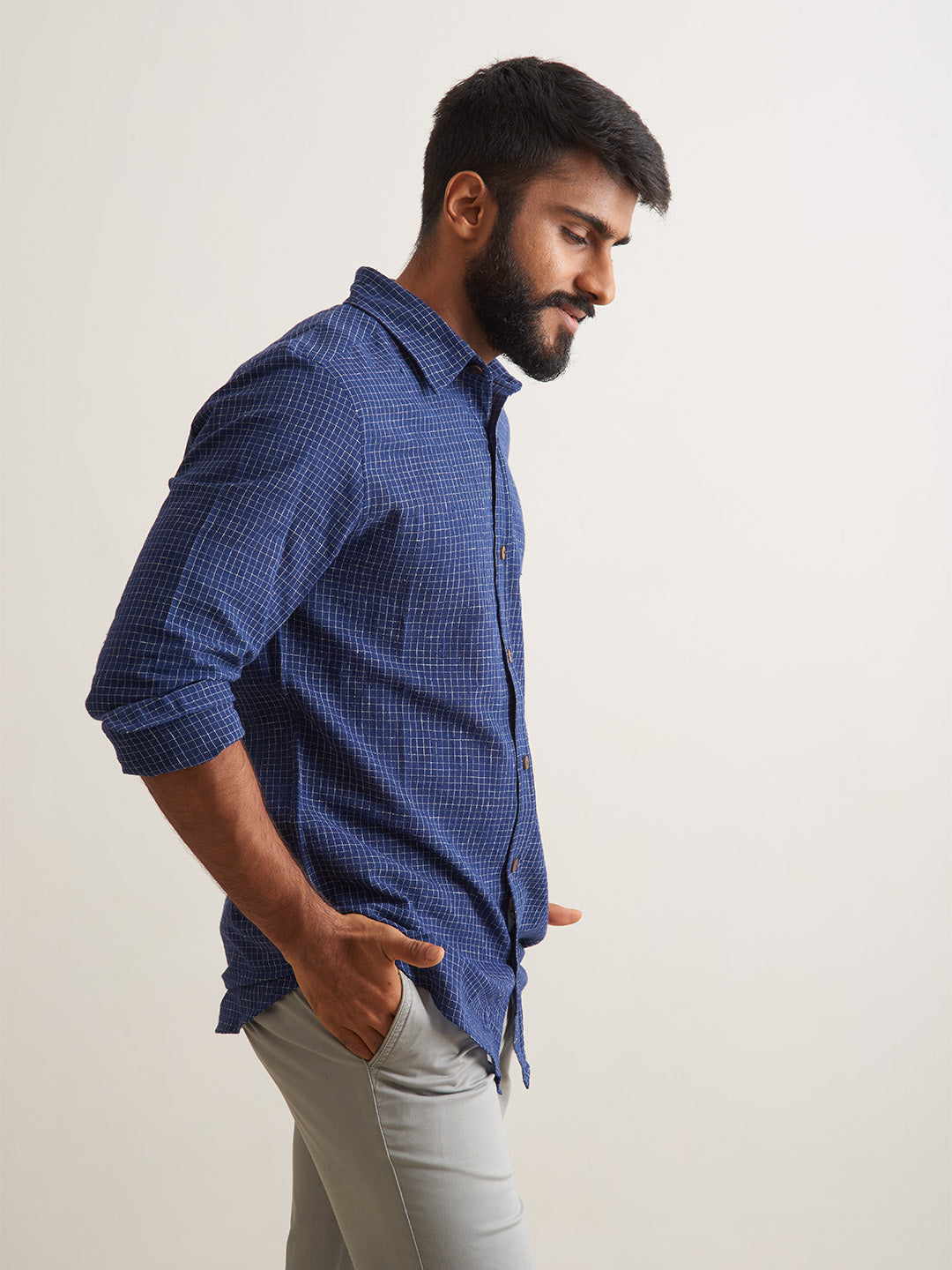 Patrah Indigo Waves shirt