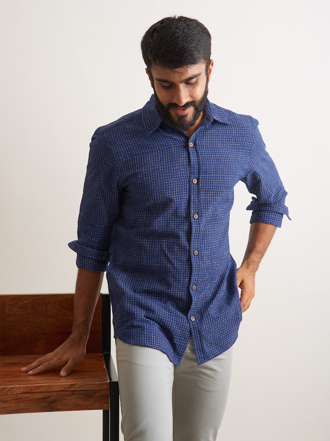 Patrah Indigo Waves shirt