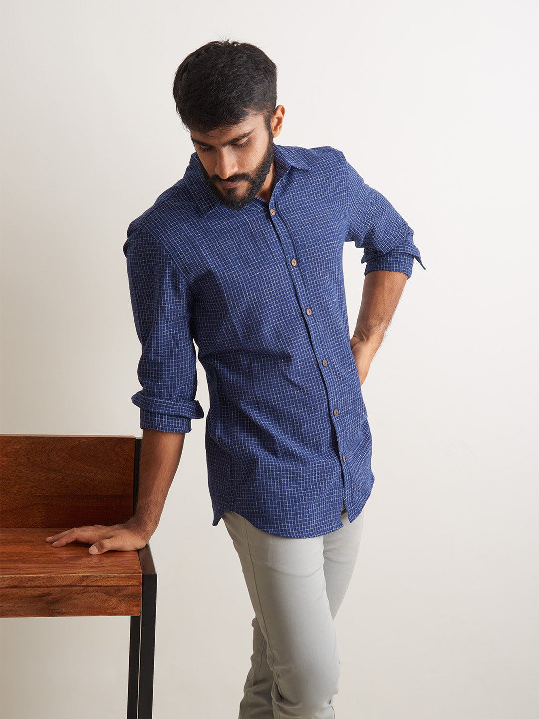 Patrah Indigo Waves shirt