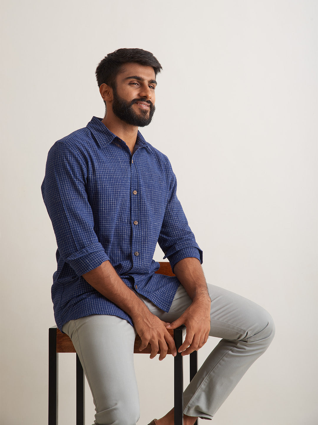 Patrah Indigo Waves shirt