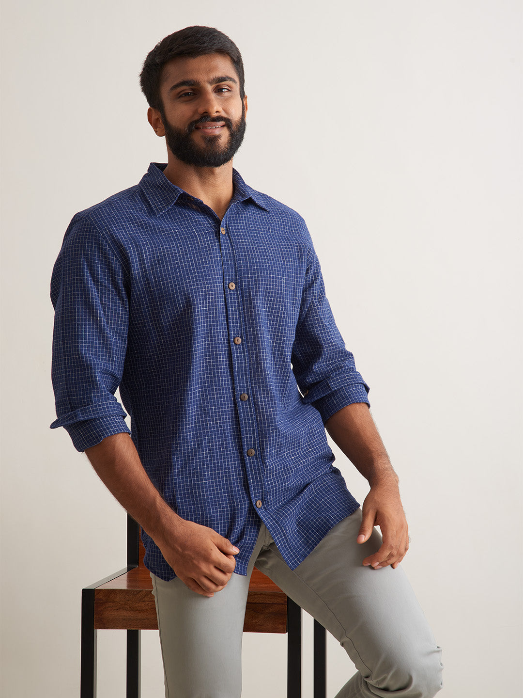 Patrah Indigo Waves shirt