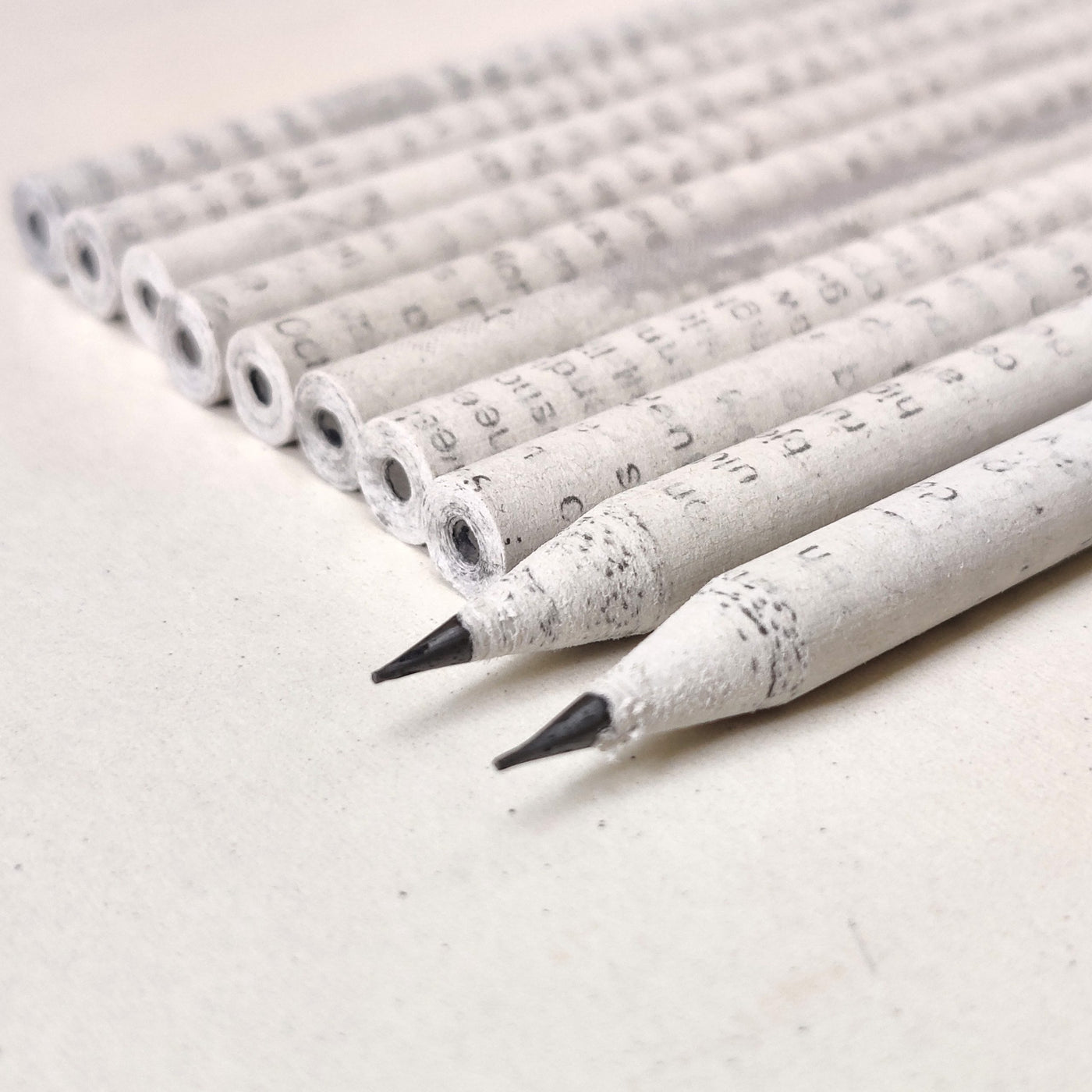 Recycled News paper Pencils